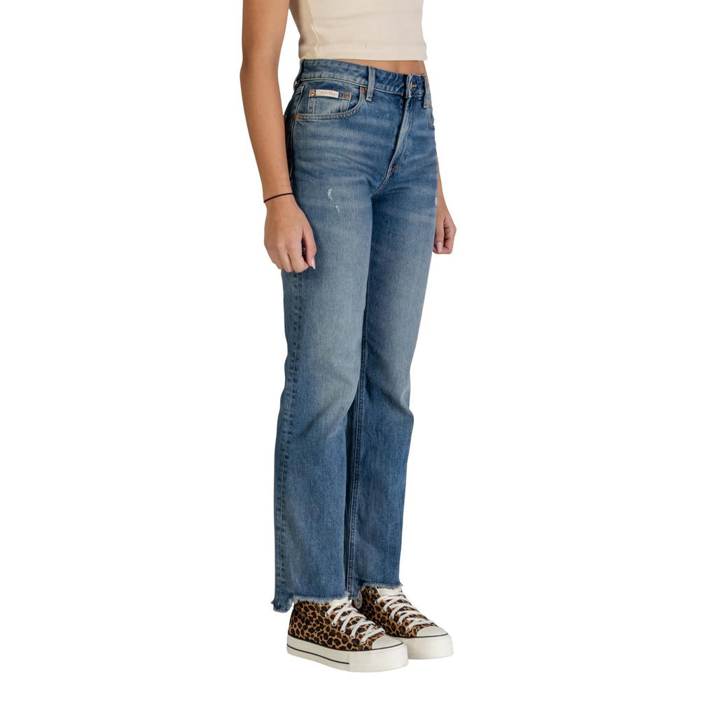 Calvin Klein Jeans — Women's azure blue stretch jeans LV047E788G — view 5
