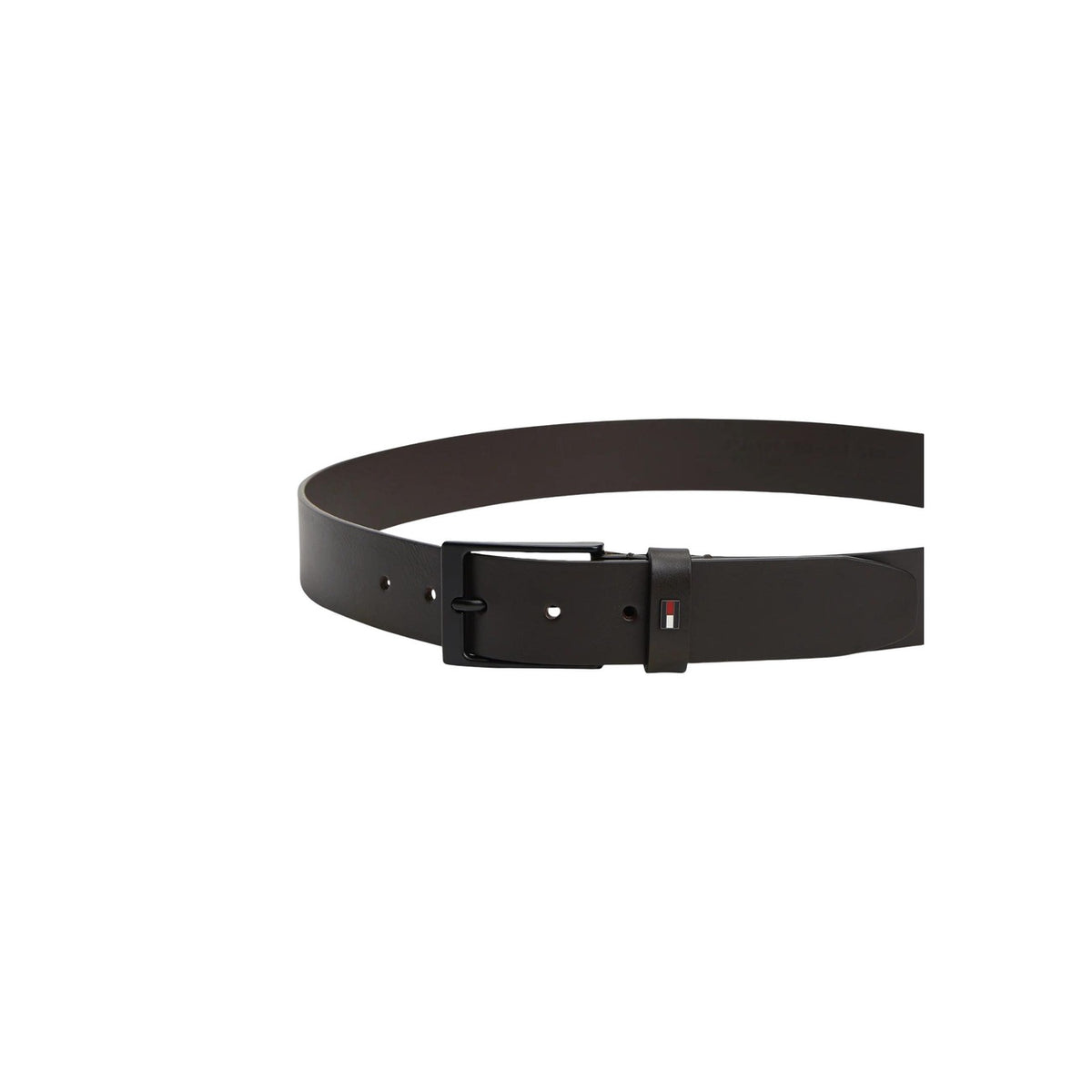 Tommy Hilfiger — Layton 3.5 Leder-Herrengürtel — braun — Ansicht 4