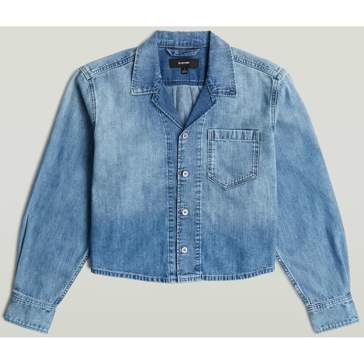 G-star — Jacket D29076 azure blue woman — view 3