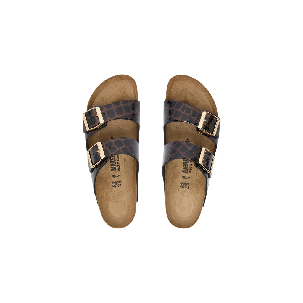 Birkenstock — Arizona Emboss Animal noires femme — vue 5