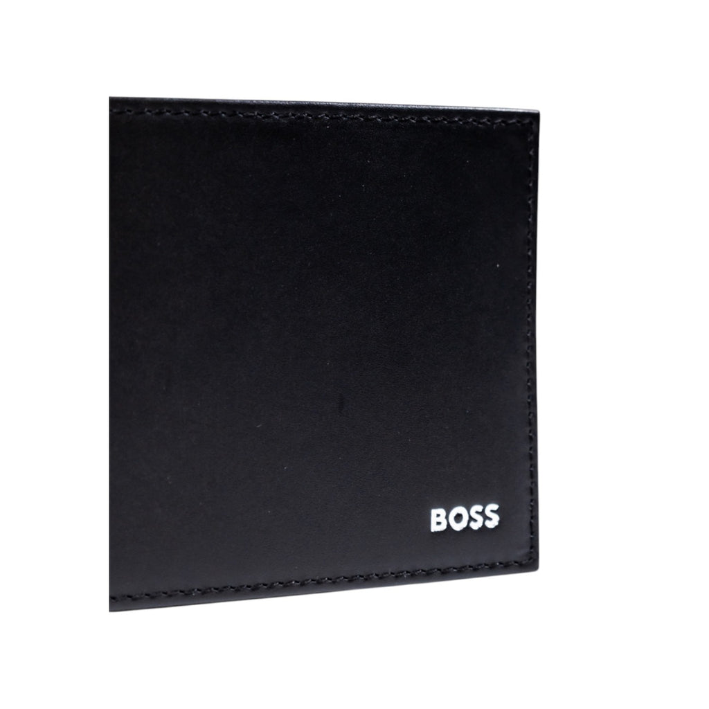 BOSS — Portefeuille Randy_N 8CC en cuir noir homme — vue 5