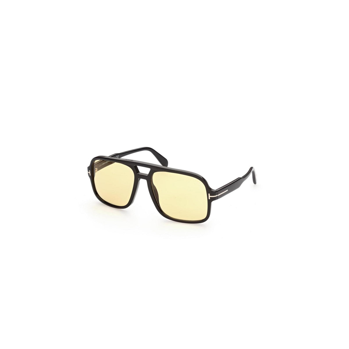 Tom Ford — Lunettes de soleil Falconer marron homme — vue 2