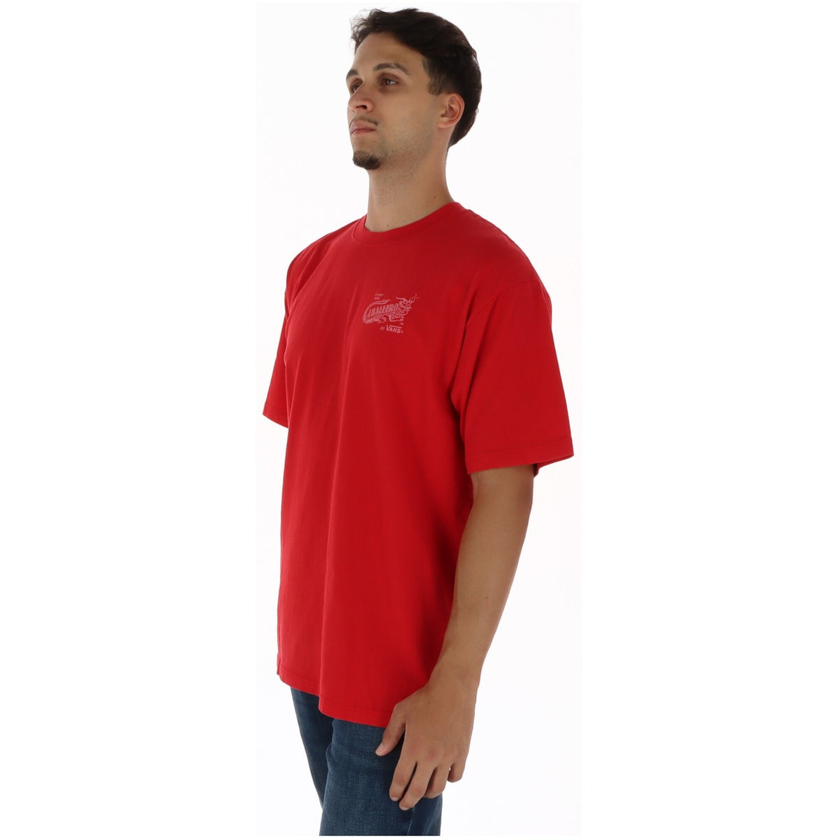 Vans — T-shirt VN000XHBIZQ1 red men — view 3