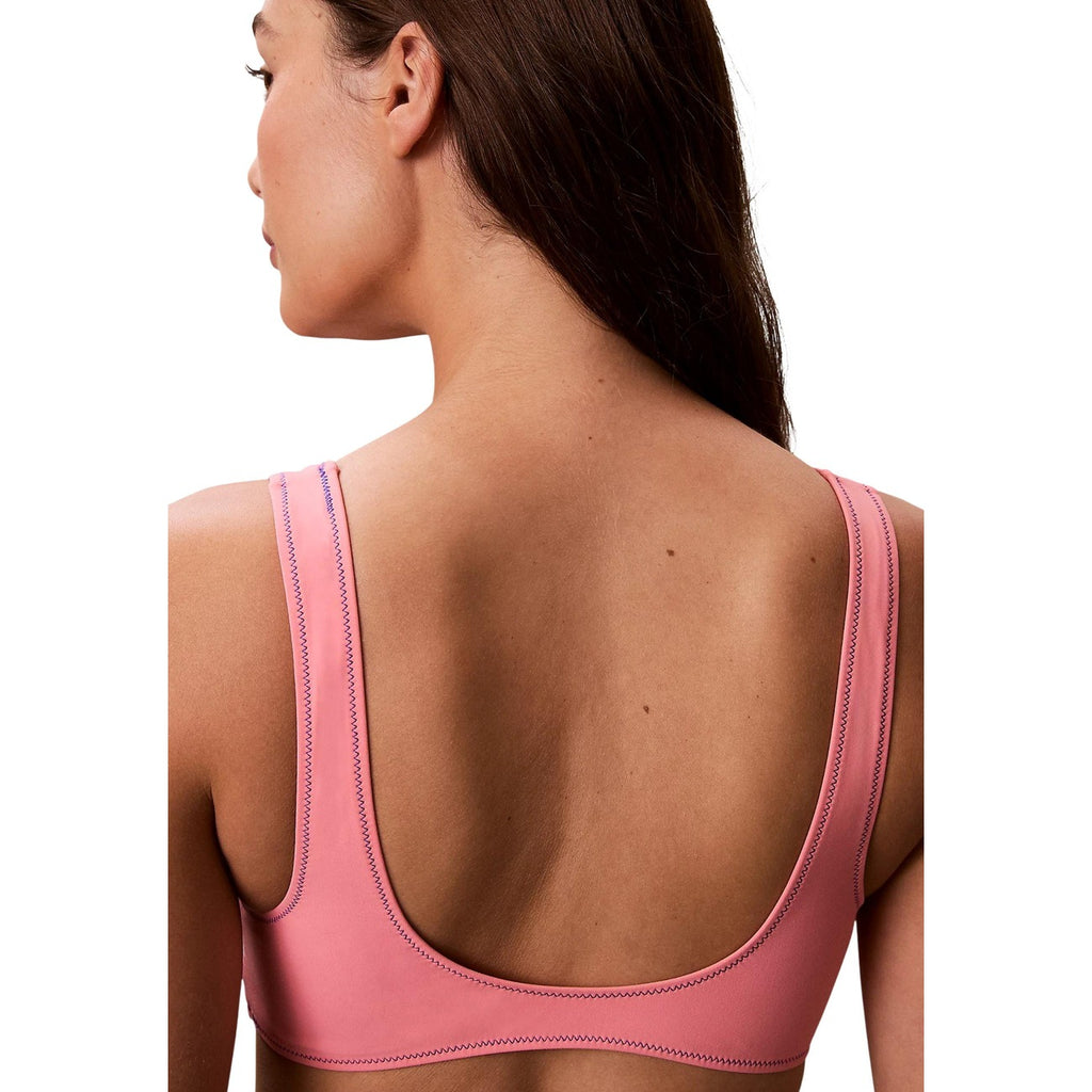 Calvin Klein Jeans — Maillot de bain BRALETTE rose femme — vue 2