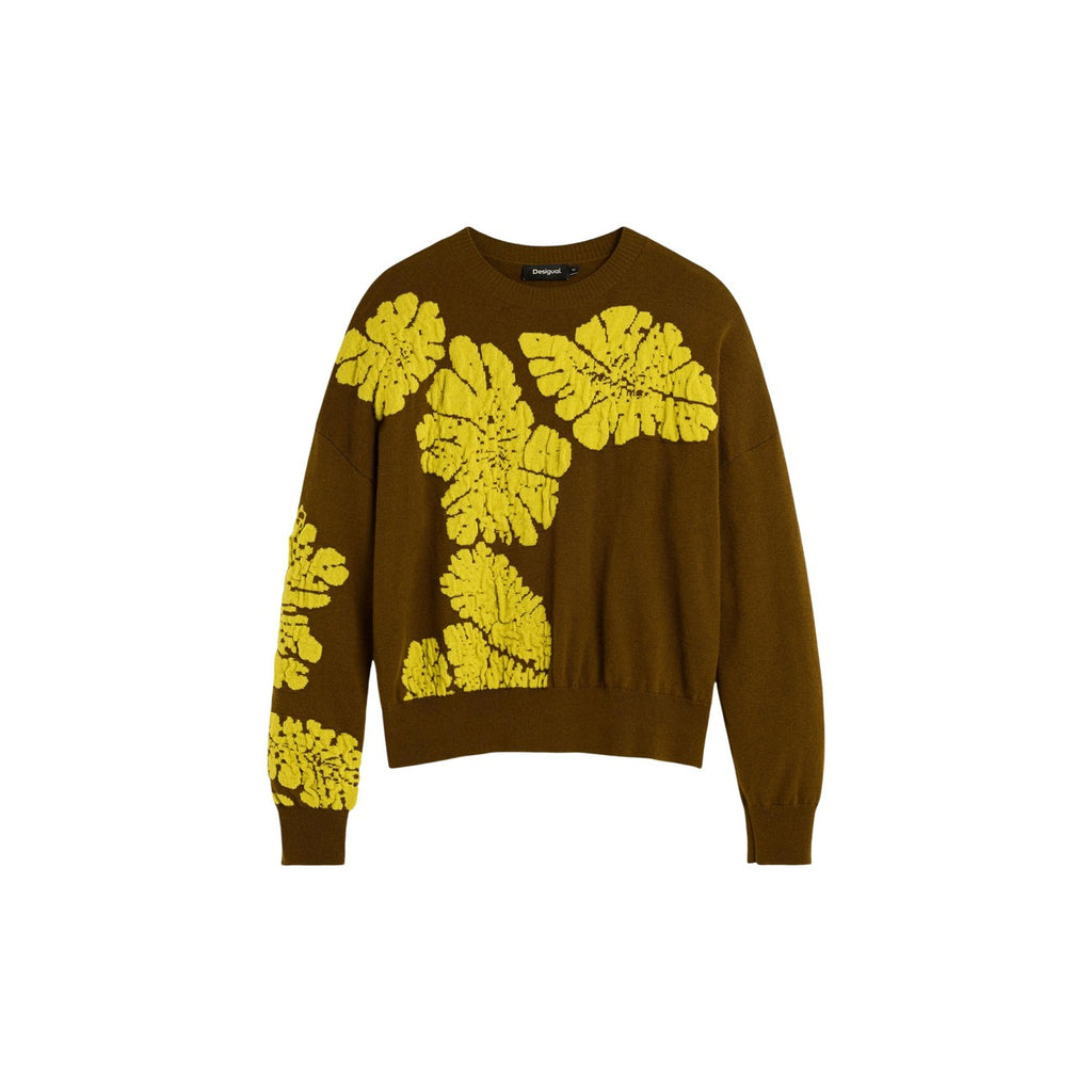 Desigual – Bubbles Lacroix Pullover grün Damen — Ansicht 5