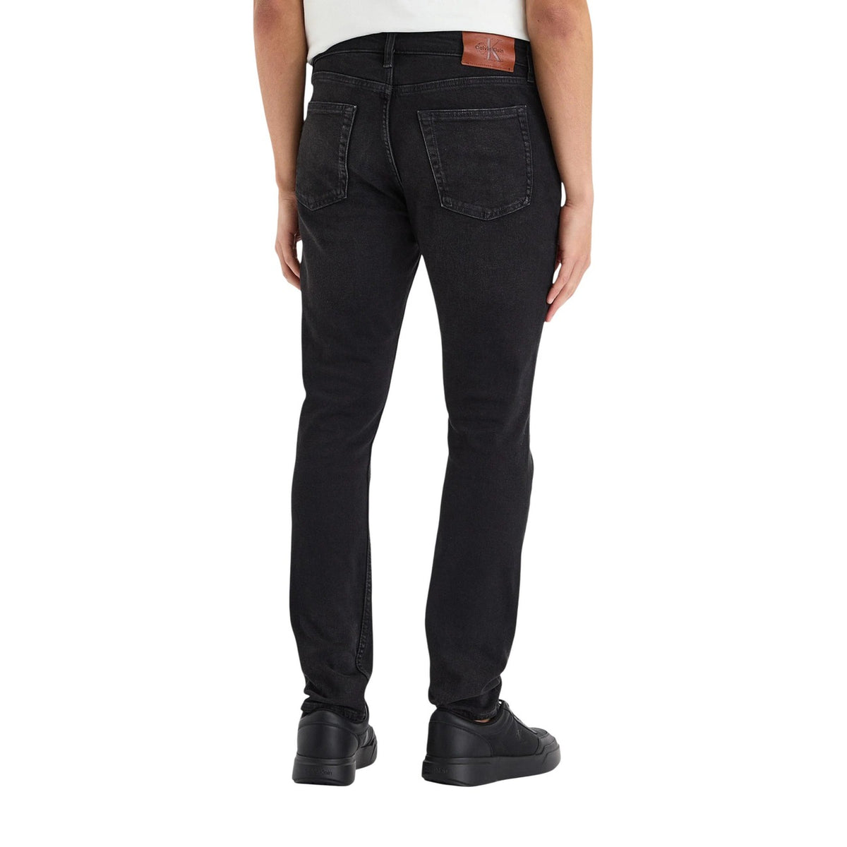 Calvin Klein Jeans — Jean noir stretch homme — vue 3