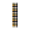 Barbour — Écharpe Large Tattersall verte en laine homme