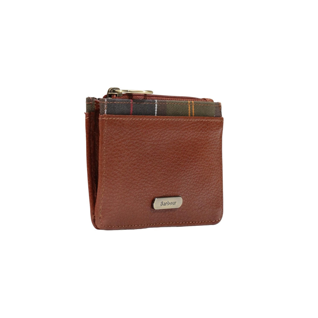 Barbour — Porte-cartes Alder en cuir marron femme — vue 2