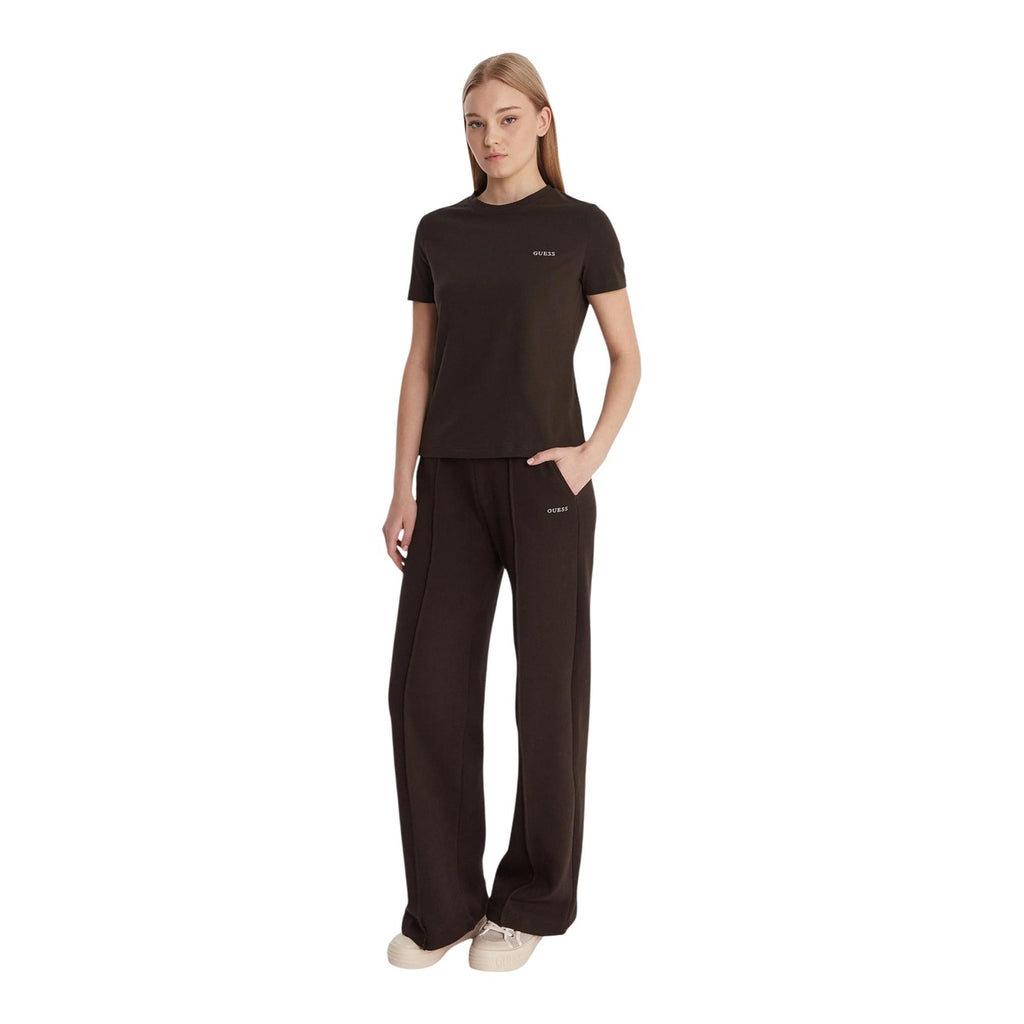 Guess Active — T-shirt TRACEY CN SS T-SHIRT brown woman — view 2