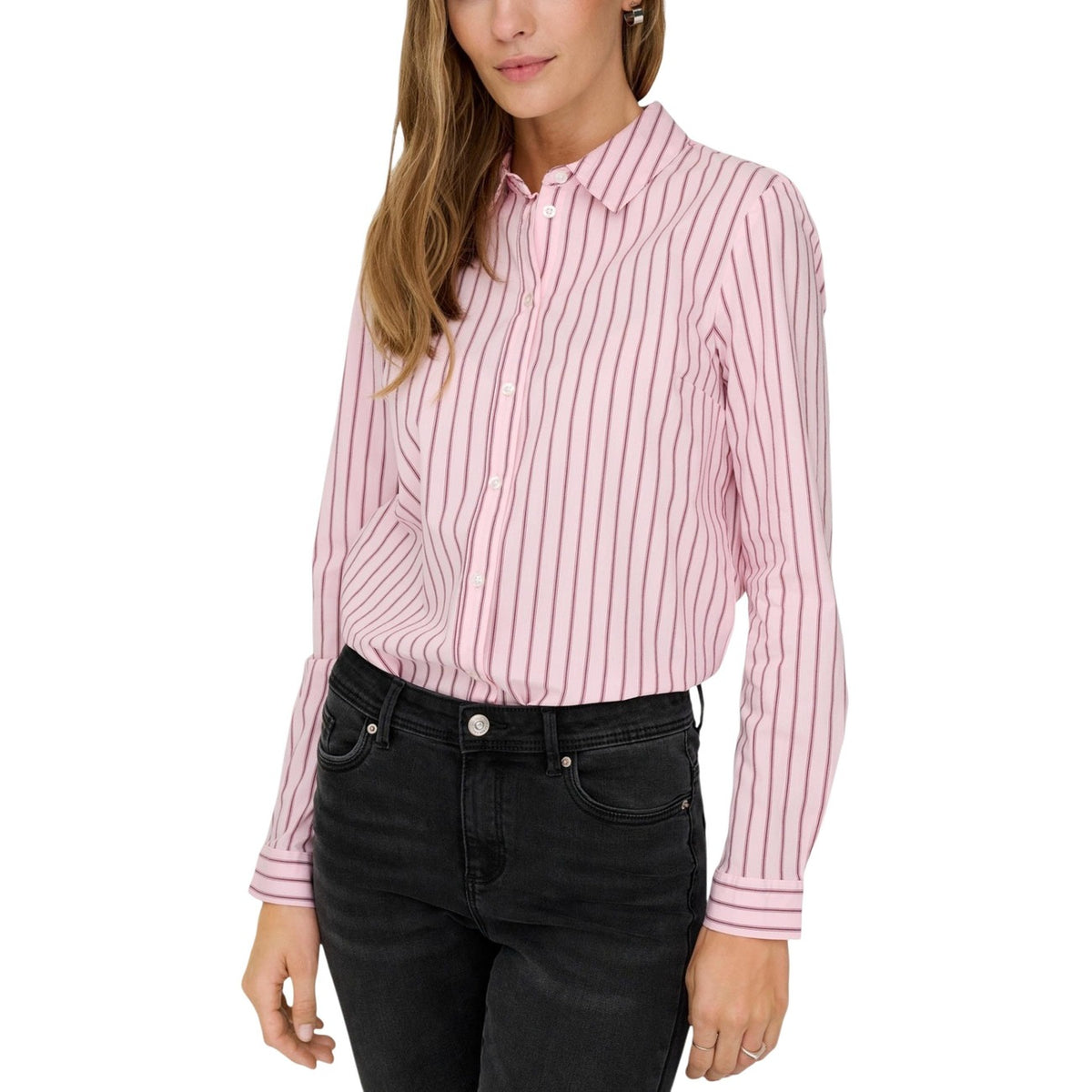 Jacqueline de Yong — Damen-Rundhalsshirt 15149877 — Ansicht 3