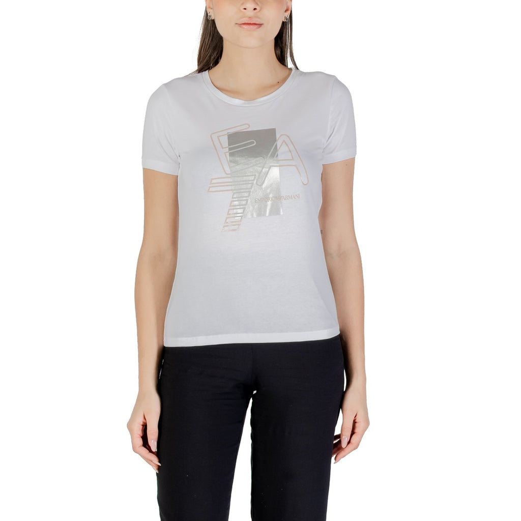 EA7 — T-shirt blanc femme