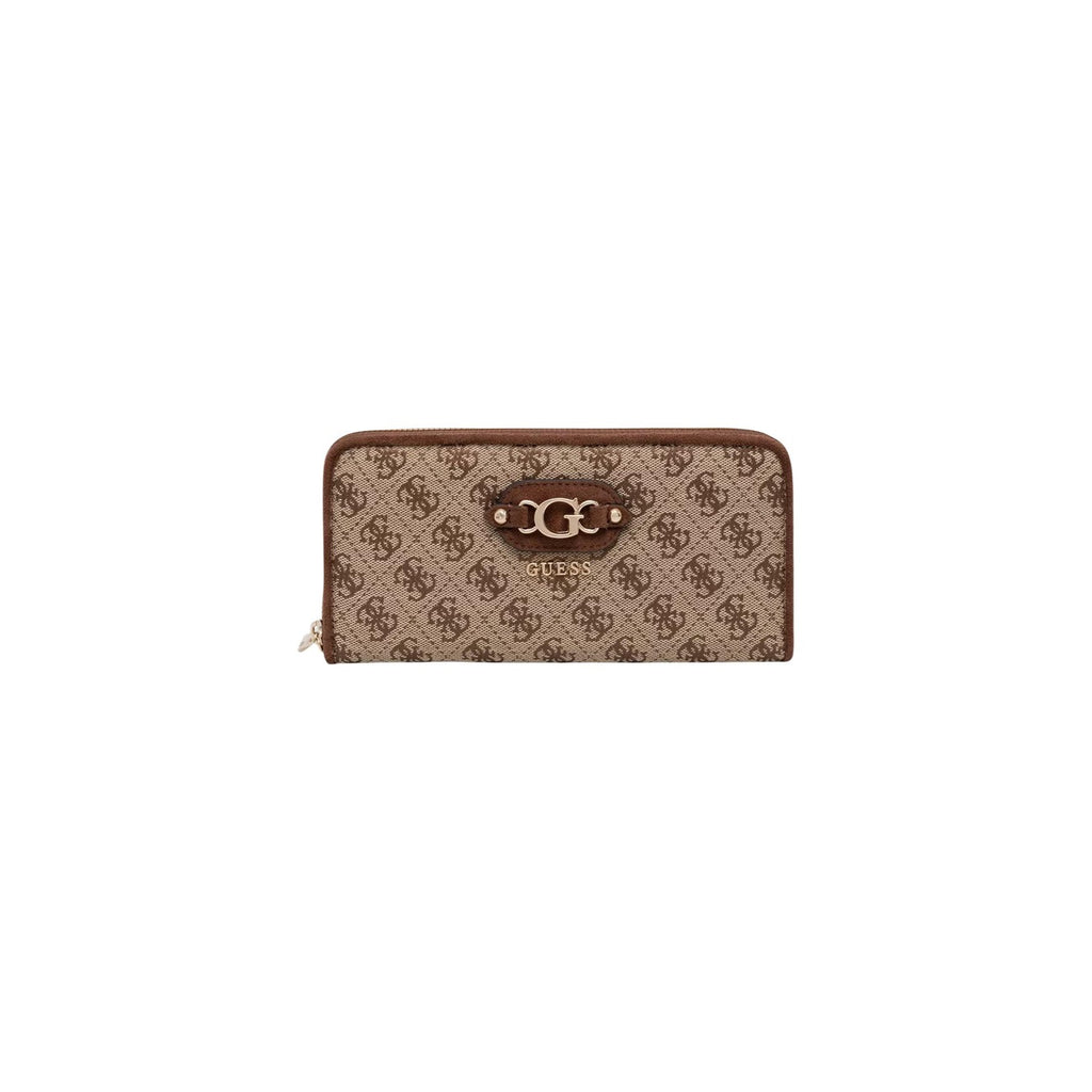 Guess — Witte Samantha SLG Medium Zip damesportemonnee