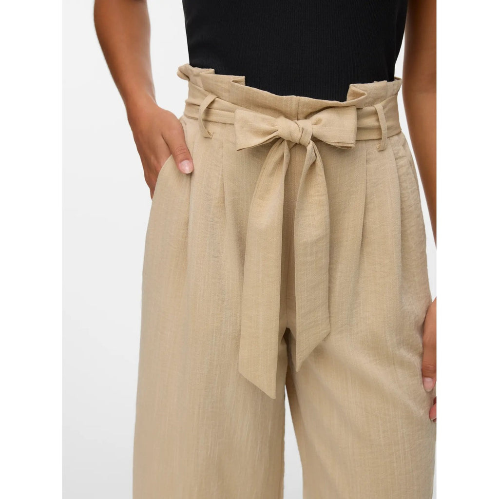 Vero Moda — Trousers 10343569 beige woman — view 3