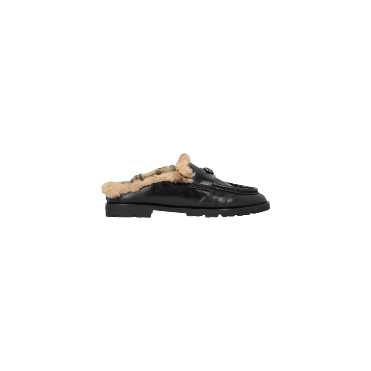Pinko — Mules Nora 09 en cuir noir femme