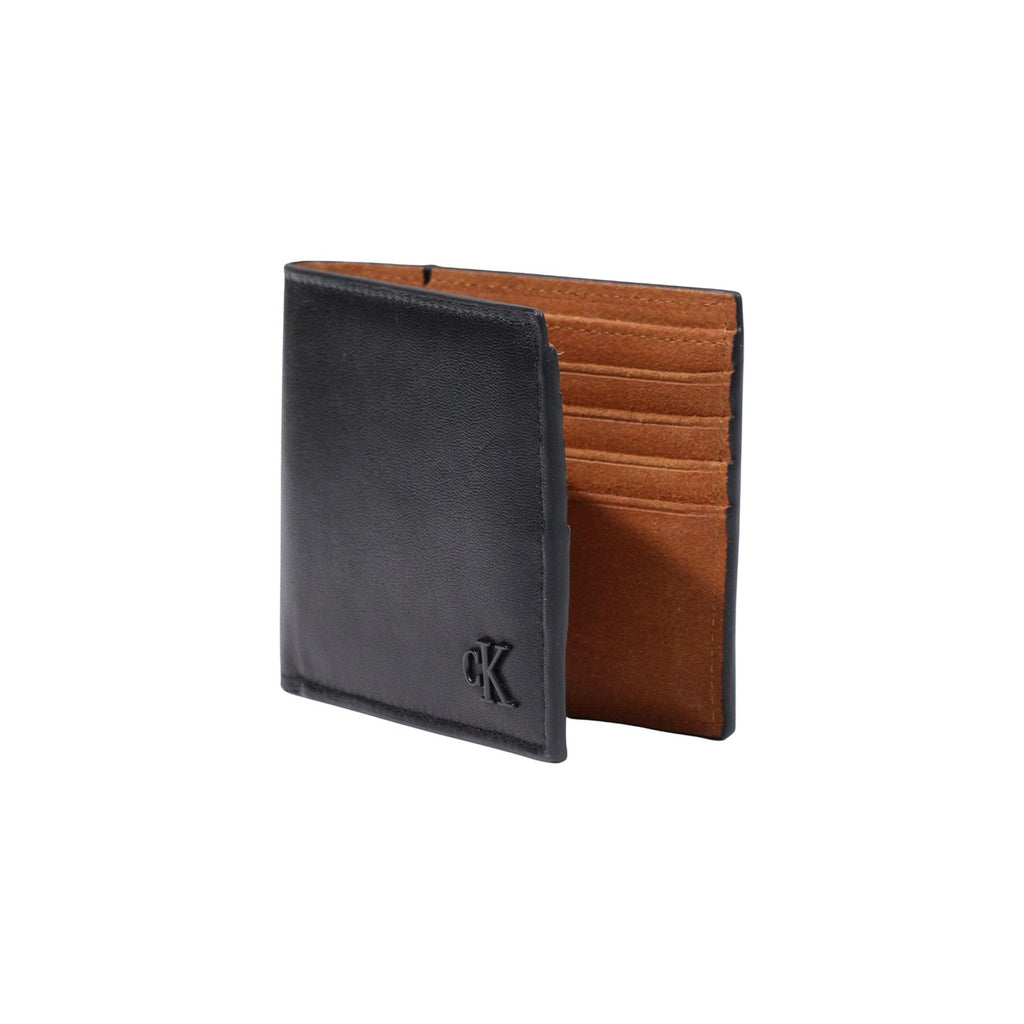 Calvin Klein — Bold CK Suede wallet black for men — view 2