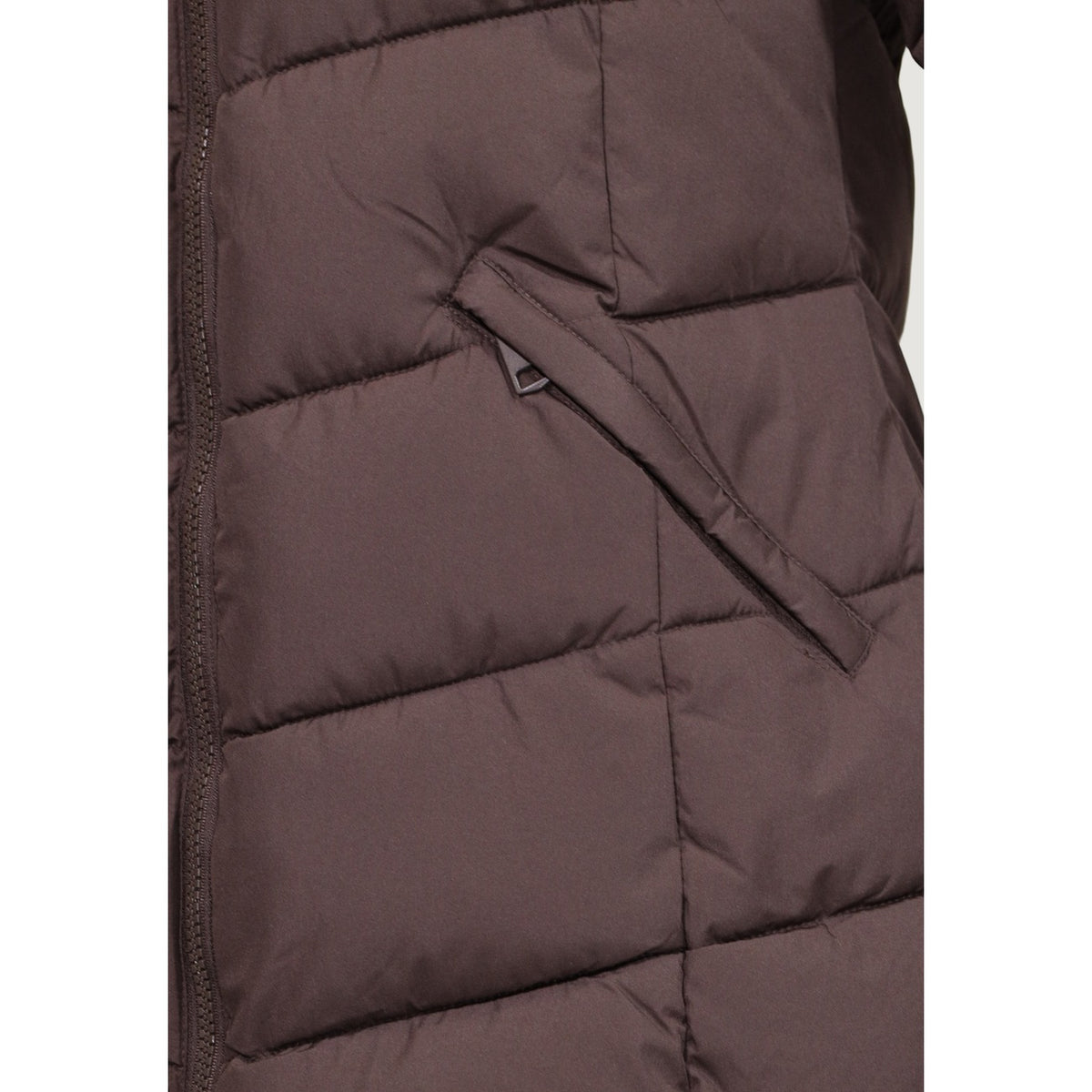Choral — Veste à capuche marron femme — vue 3