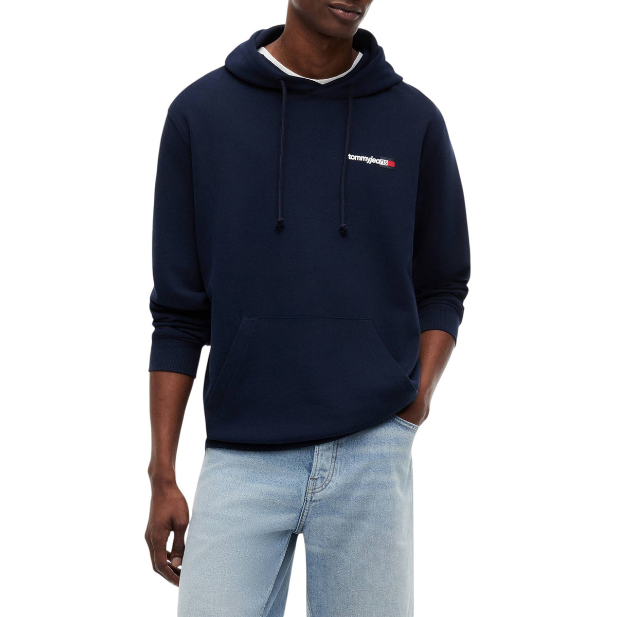 Tommy Jeans — Sweat bleu en coton bio homme