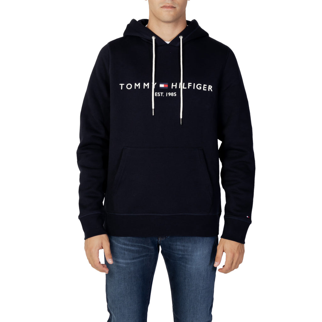 Tommy Hilfiger — Blauwe hoodie MW0MW10752 voor heren