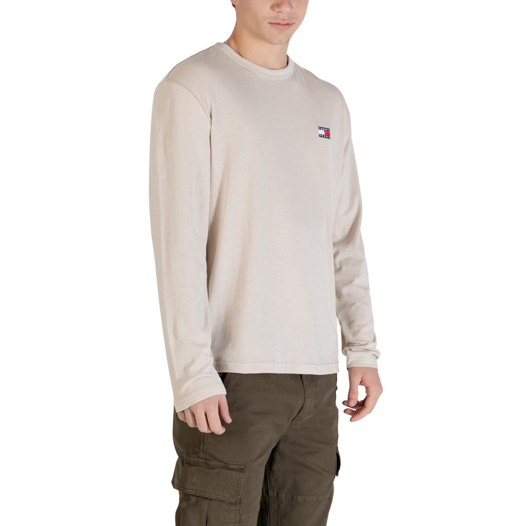 Tommy Jeans — Men’s beige t-shirt — view 4