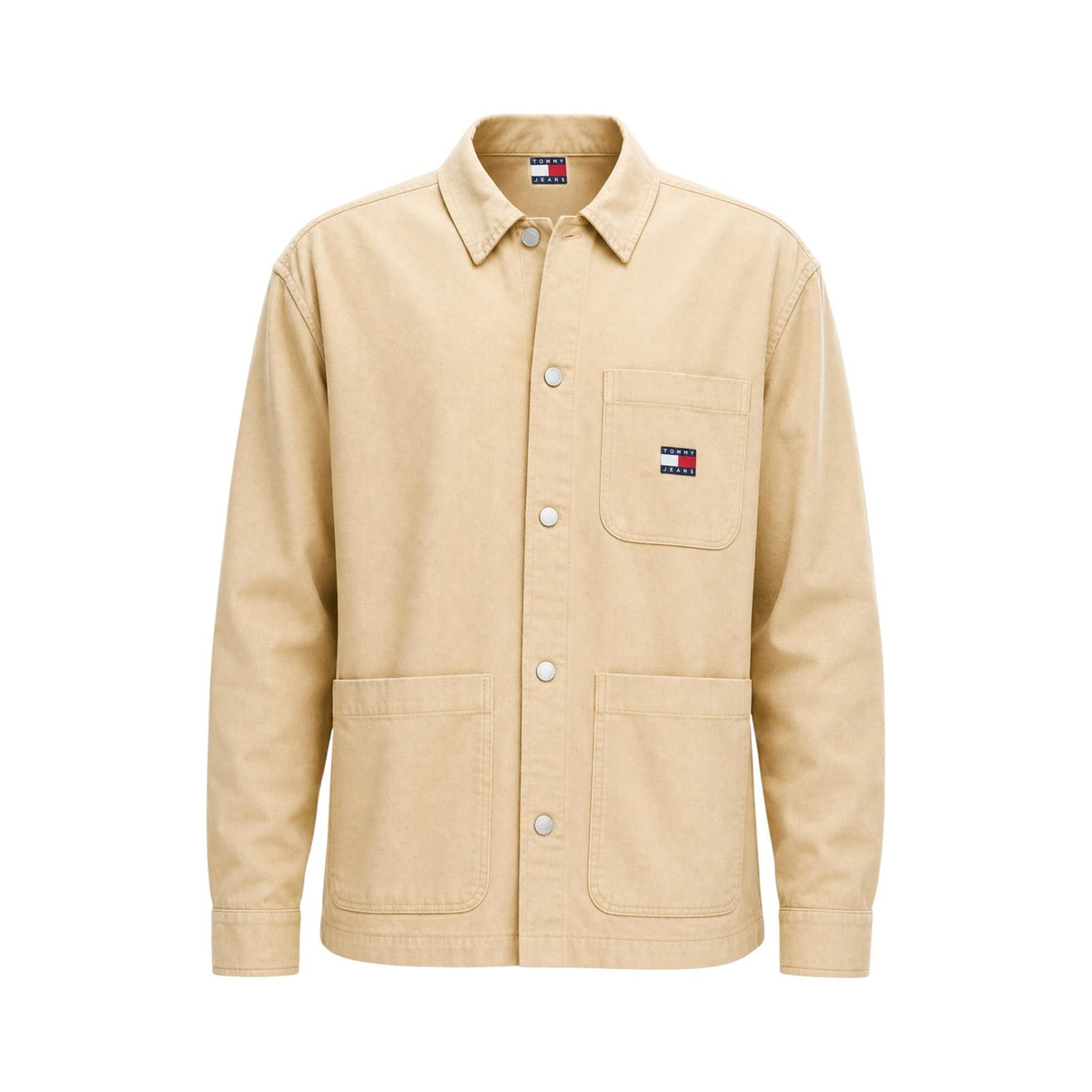 Tommy Jeans — Chemise beige homme — vue 2