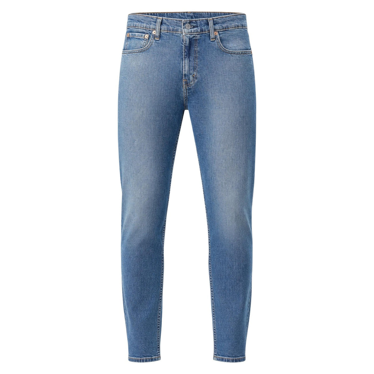 Levi’s — Men’s 512 Slim Taper Cool As A Cucumber Jeans in medium blue — view 2