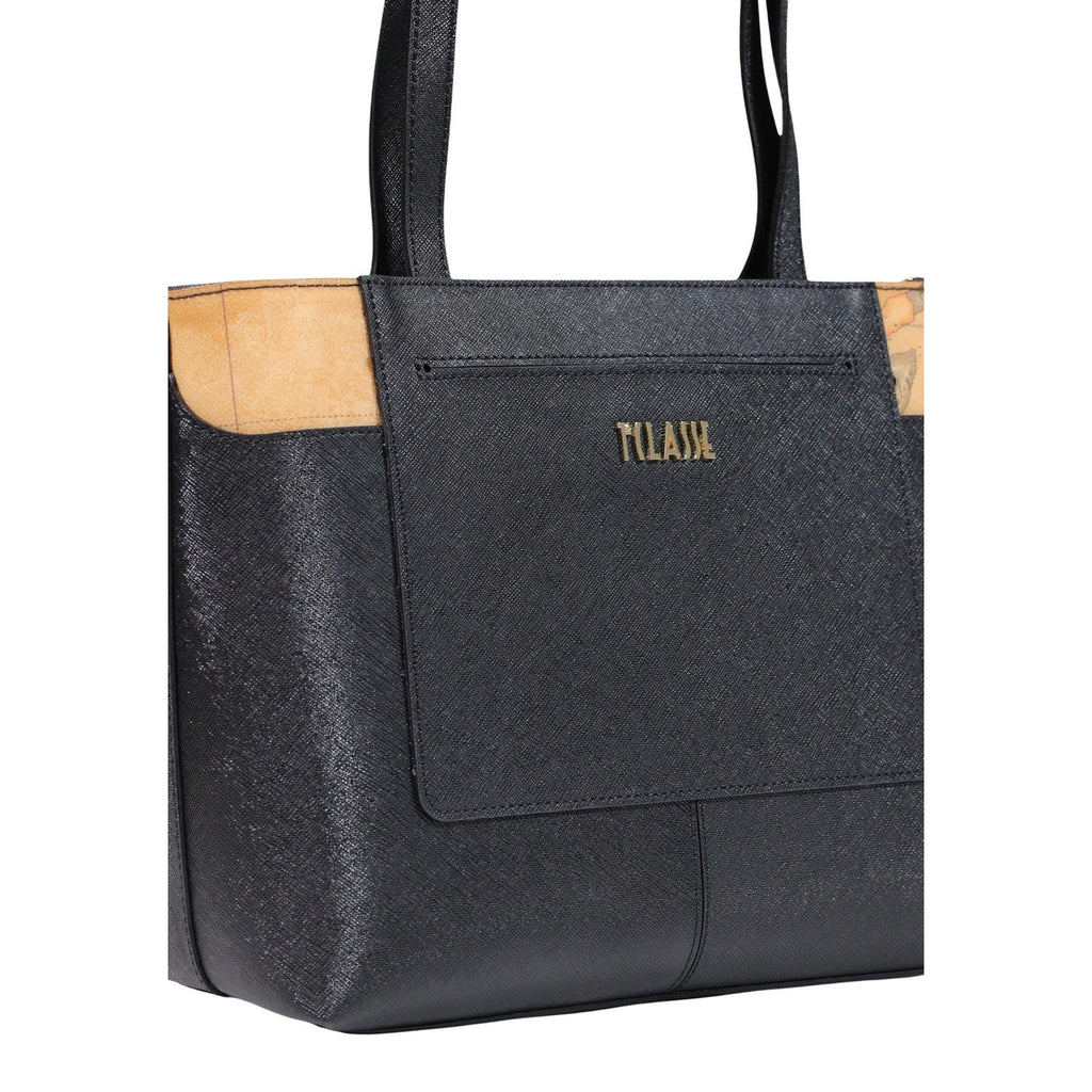 Alviero Martini Prima Classe — Sac bandoulière noir femme — vue 3