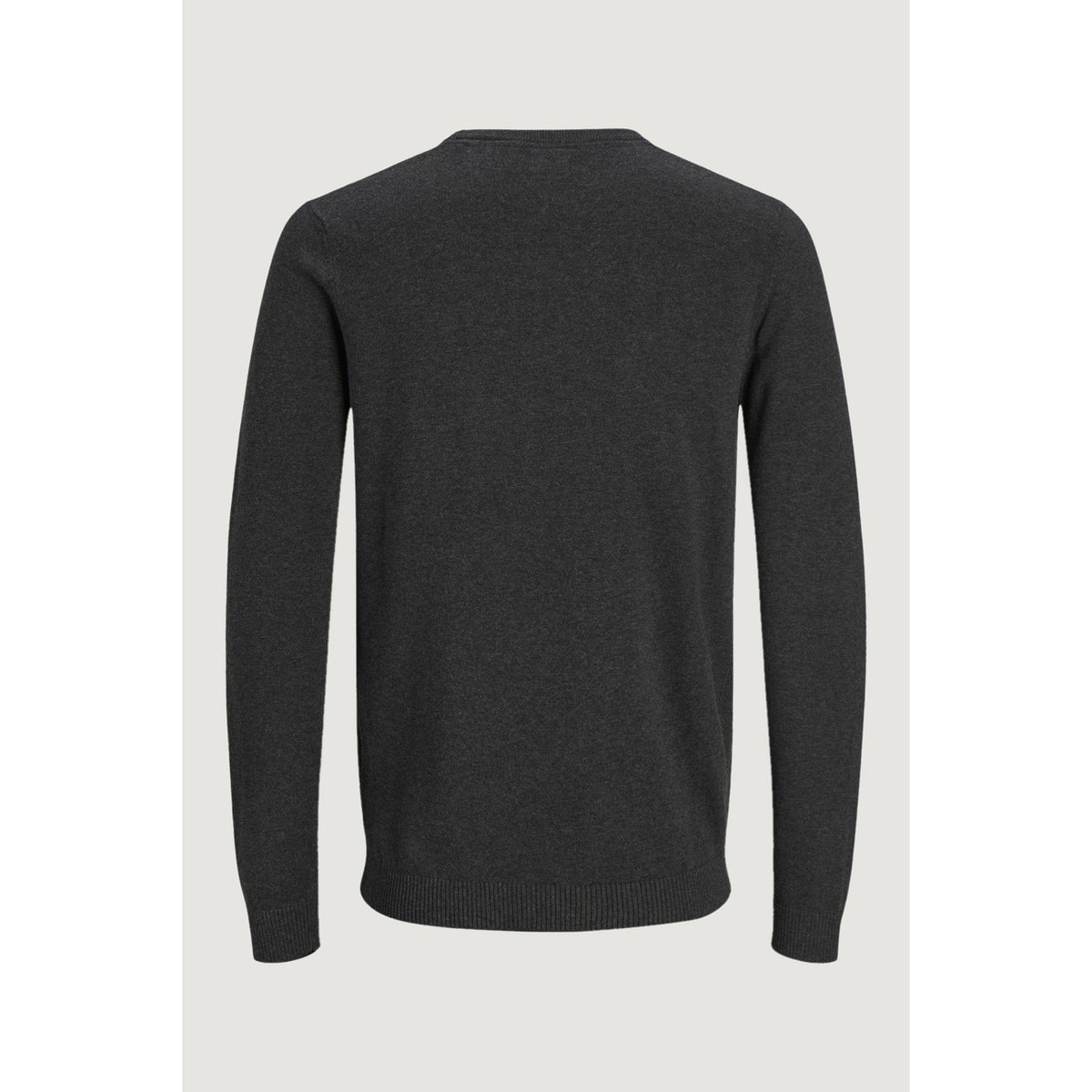 Jack & Jones — Men's gray Essential Basic sweater — view 4