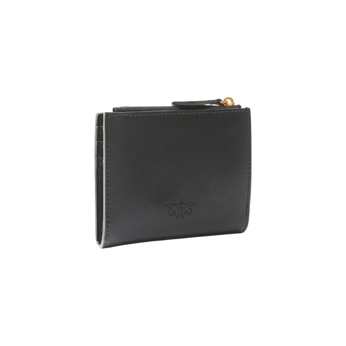 Pinko — Damen-Geldbörse 103610 A0f1 aus schwarzem Leder — Ansicht 2