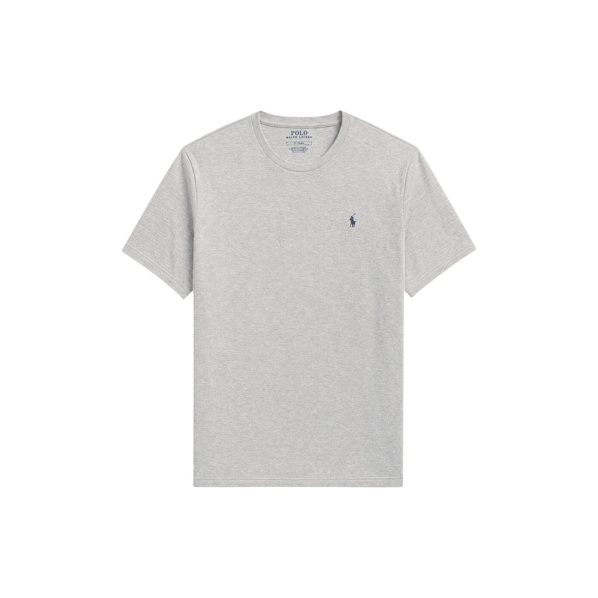 Polo Ralph Lauren — T-shirt homewear gris en coton homme — vue 2