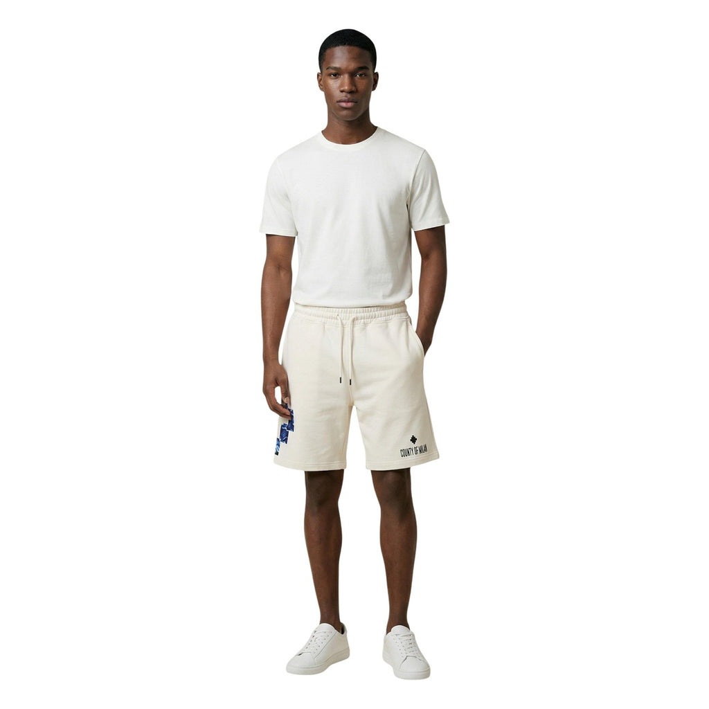 County Of Milan — Bermuda réf. S6CMMABE067 blanc homme — vue 5