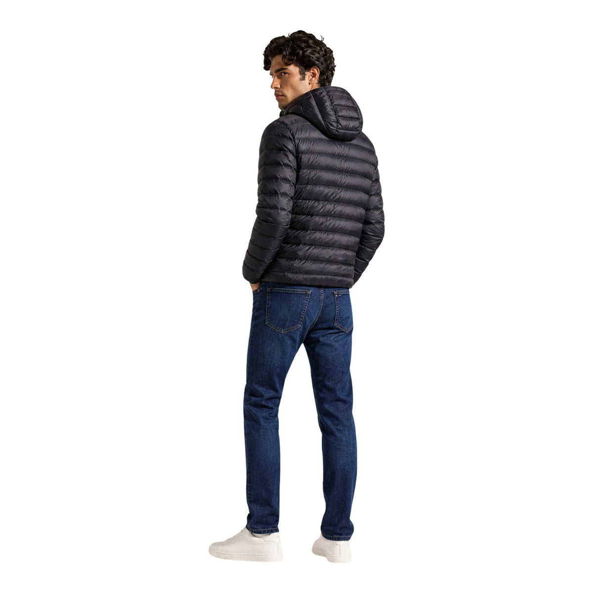 Tommy Hilfiger — Veste à capuche noir homme — vue 3