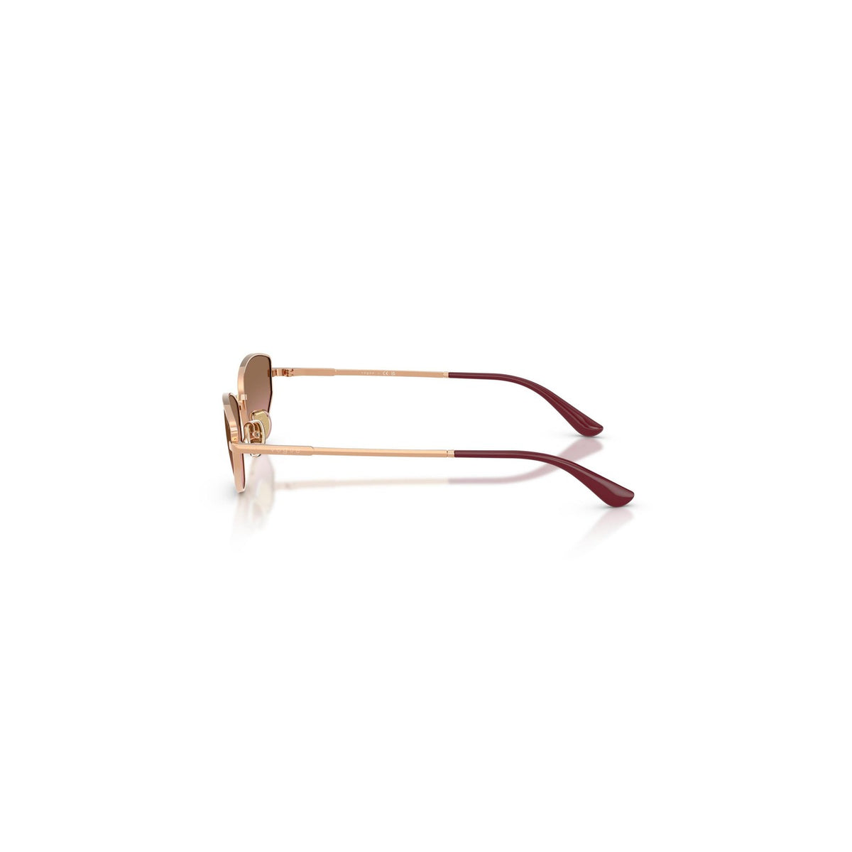 Vogue Eyewear — Damen-Sonnenbrille aus schwarzem Metall — Ansicht 2