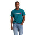 Tommy Jeans — Men’s green organic cotton printed T-shirt