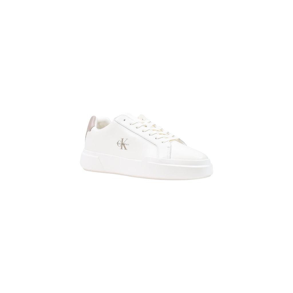 Calvin Klein Jeans — Weiße Sneaker aus Leder für Herren — Ansicht 2