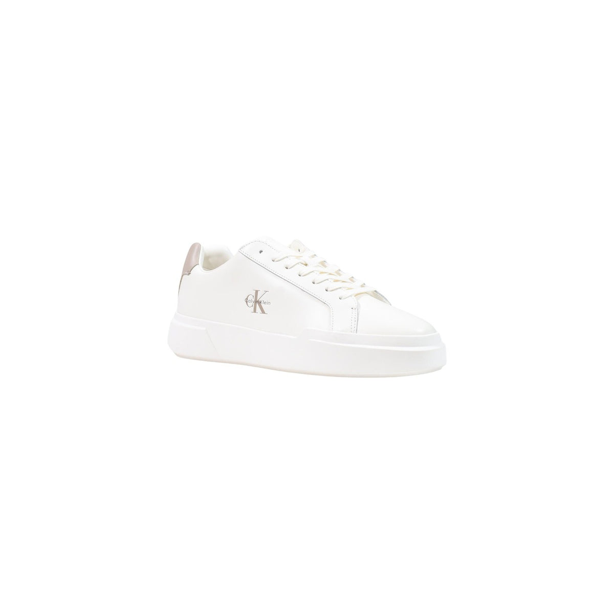 Calvin Klein Jeans — Weiße Sneaker aus Leder für Herren — Ansicht 2