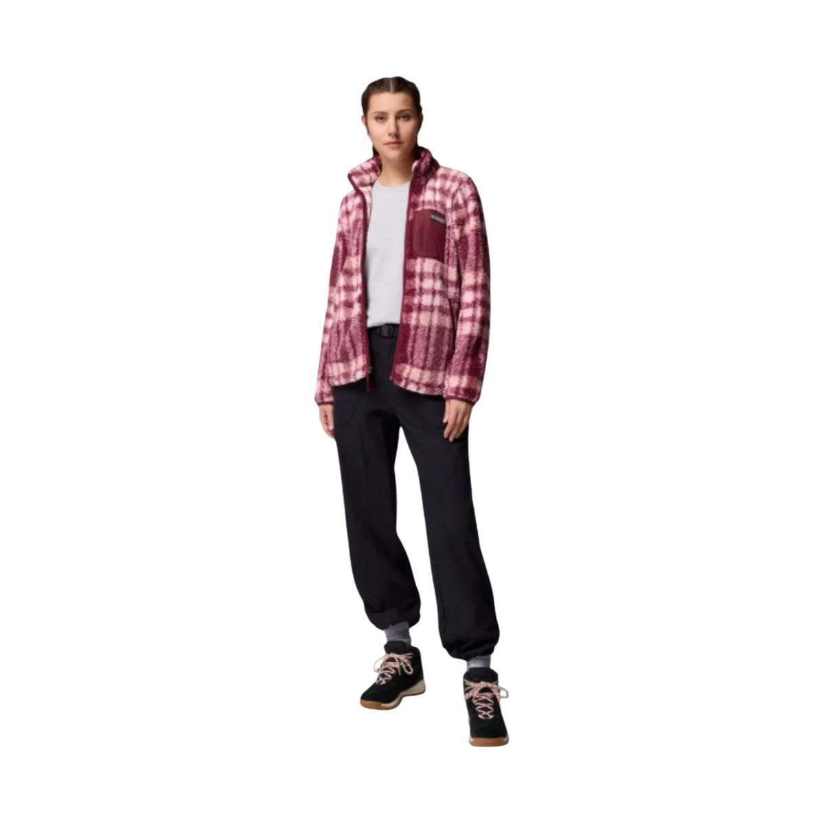 Columbia — Polaire West Bend Print Full Zip II rose femme — vue 5