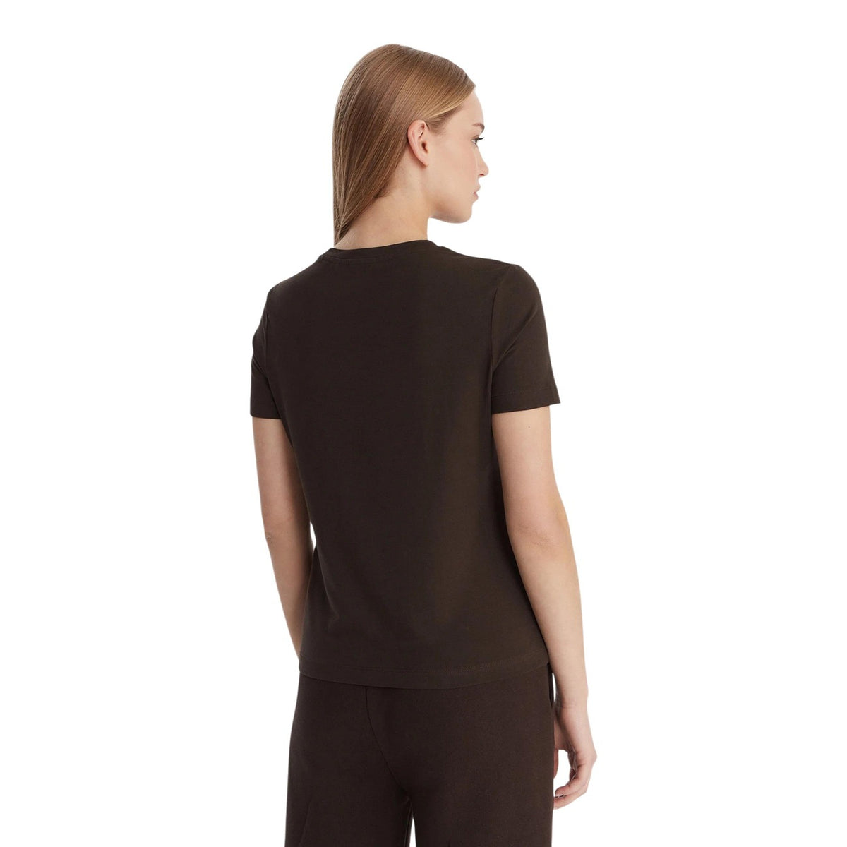Guess Active — T-shirt TRACEY CN SS T-SHIRT brown woman — view 3