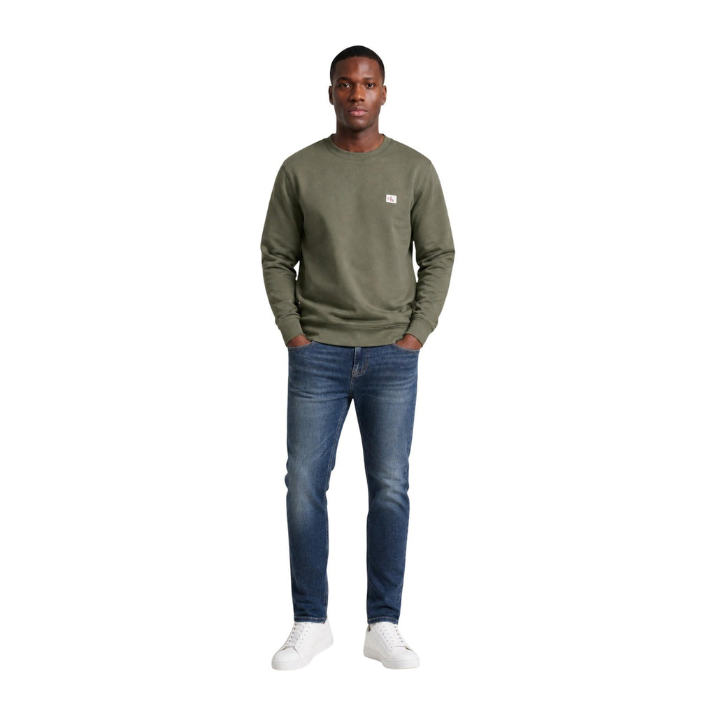 Calvin Klein Jeans — Men’s green sweatshirt — view 4