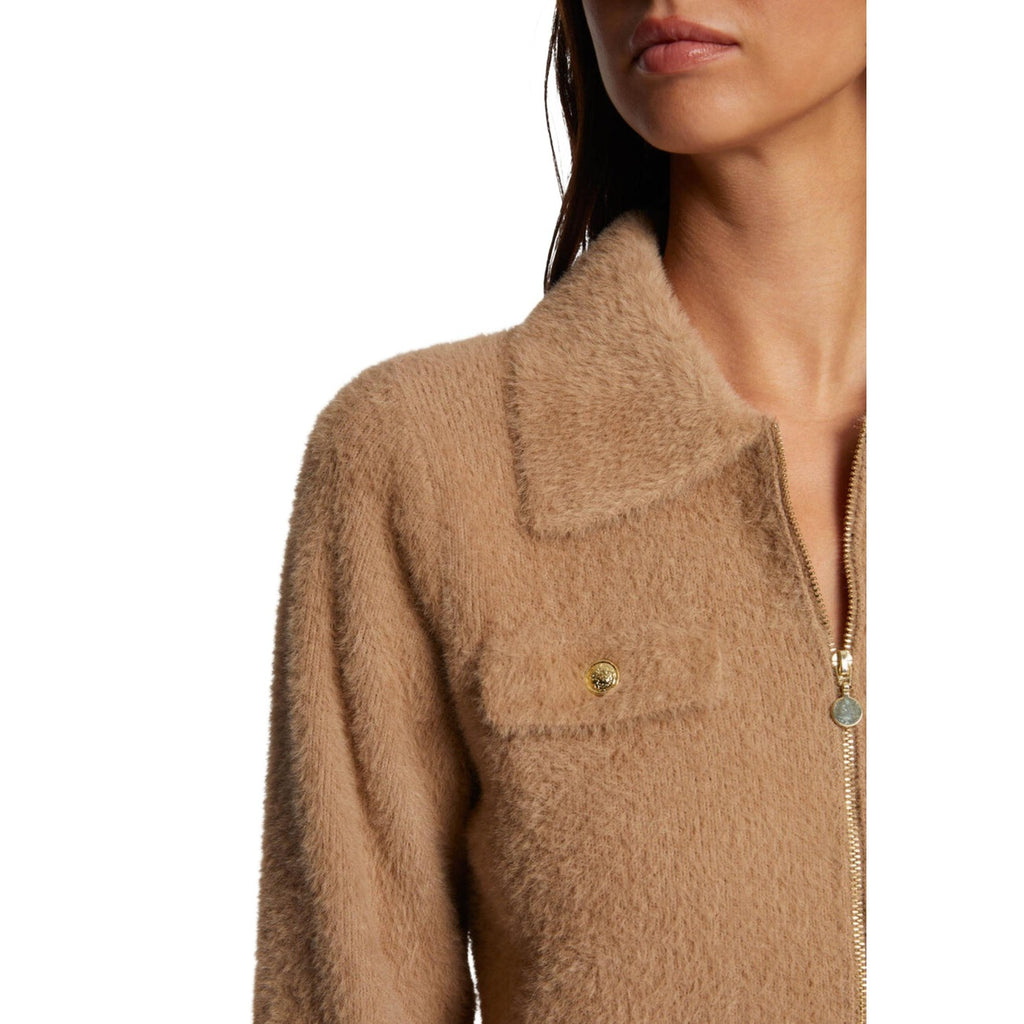 Morgan — Pull beige manches longues femme — vue 4