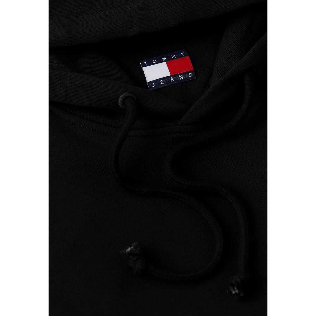 Tommy Jeans – Schwarzer Kapuzenpullover mit Kängurutasche für Herren — Ansicht 5