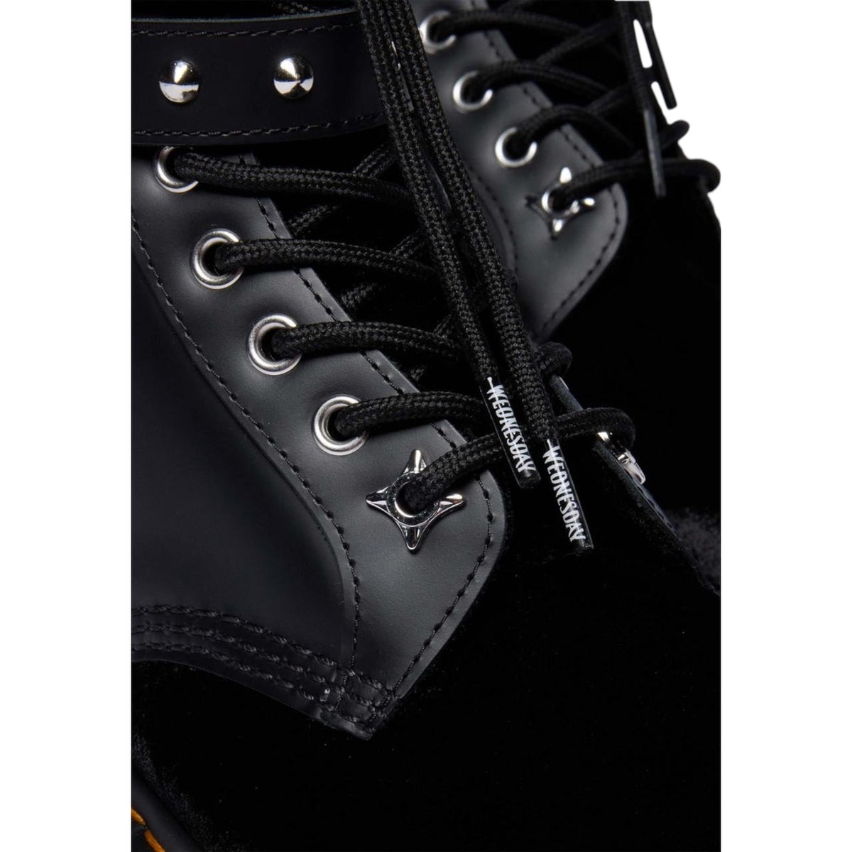 Dr. Martens — Bottes 1460 Wdn en cuir noir femme — vue 3