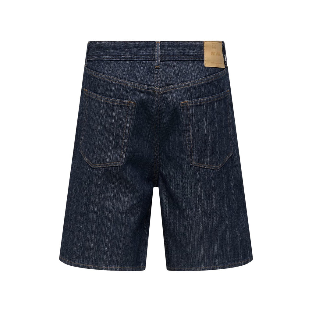 Only & Sons — Short met fade, loose fit, blauw voor heren — afbeelding 4