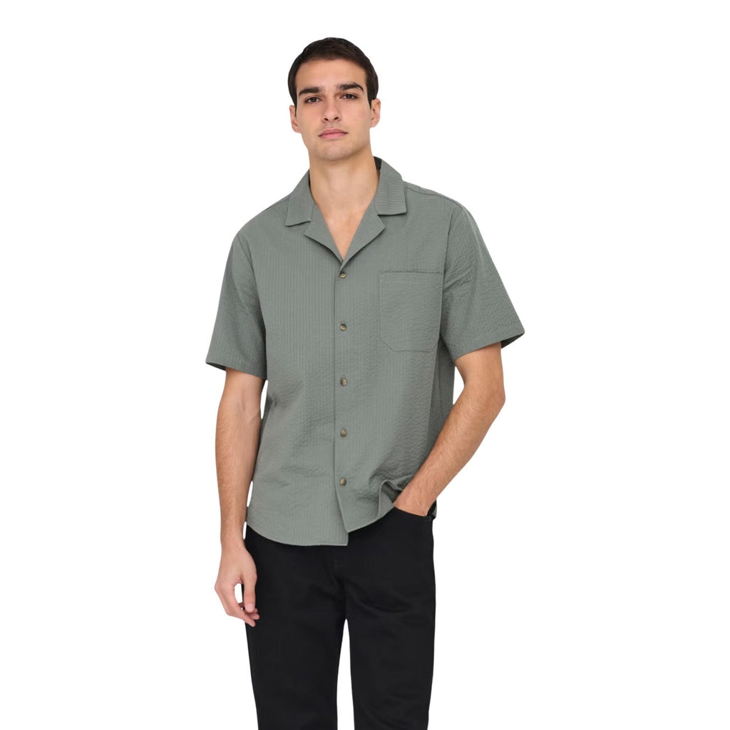 Only & Sons — Men's short-sleeved Eye shirt