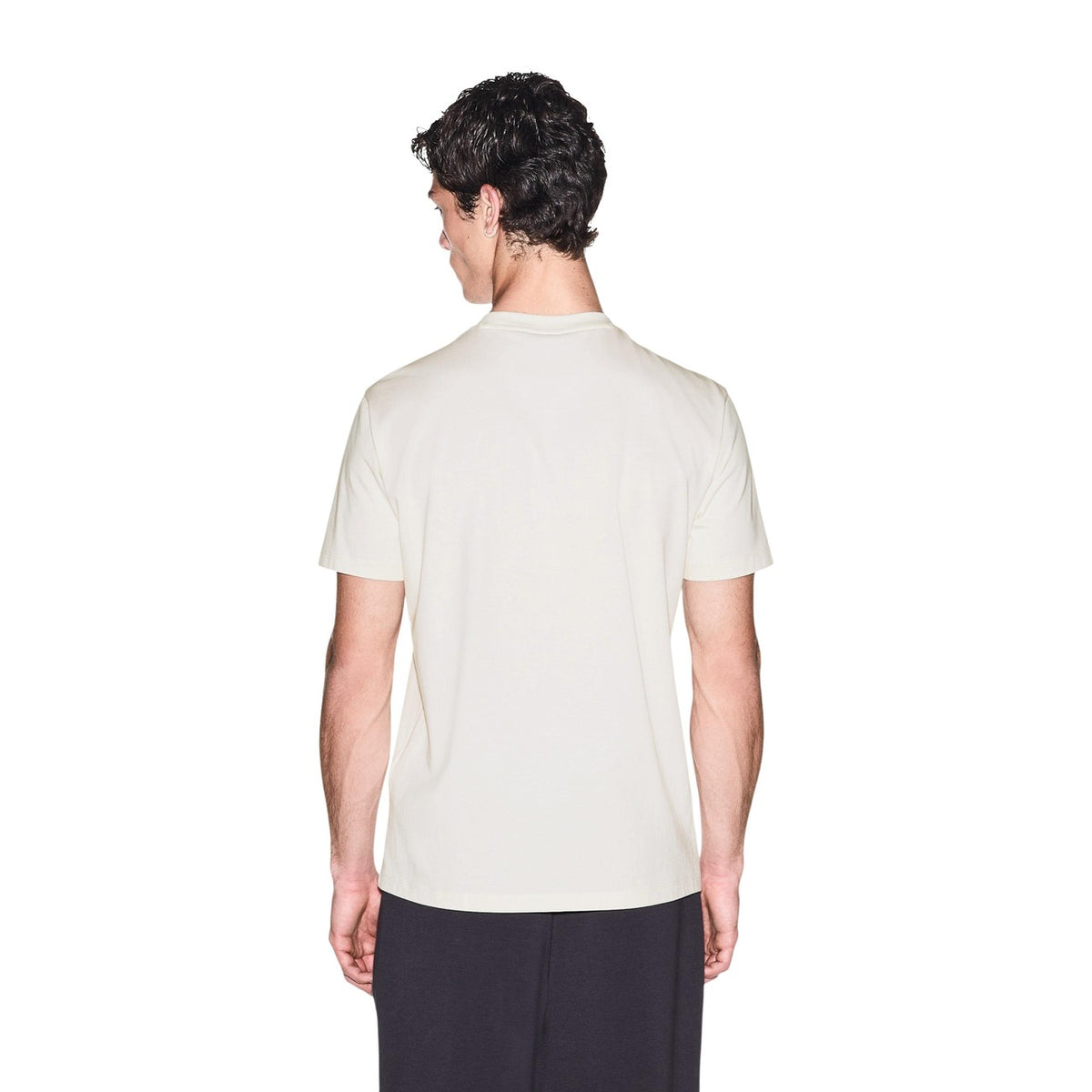 Armani Exchange — T-shirt en coton blanc homme — vue 5