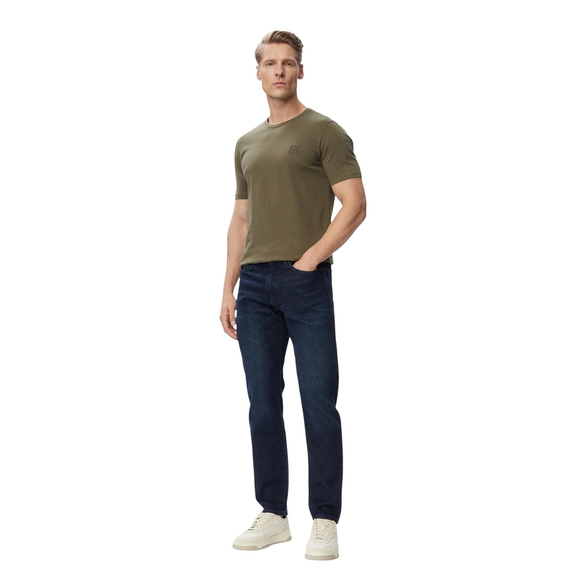 BOSS — T-shirt Tales vert homme — vue 2