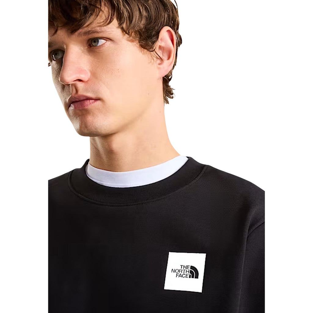 The North Face — Sweat Box Half Dome Crew noir homme — vue 4