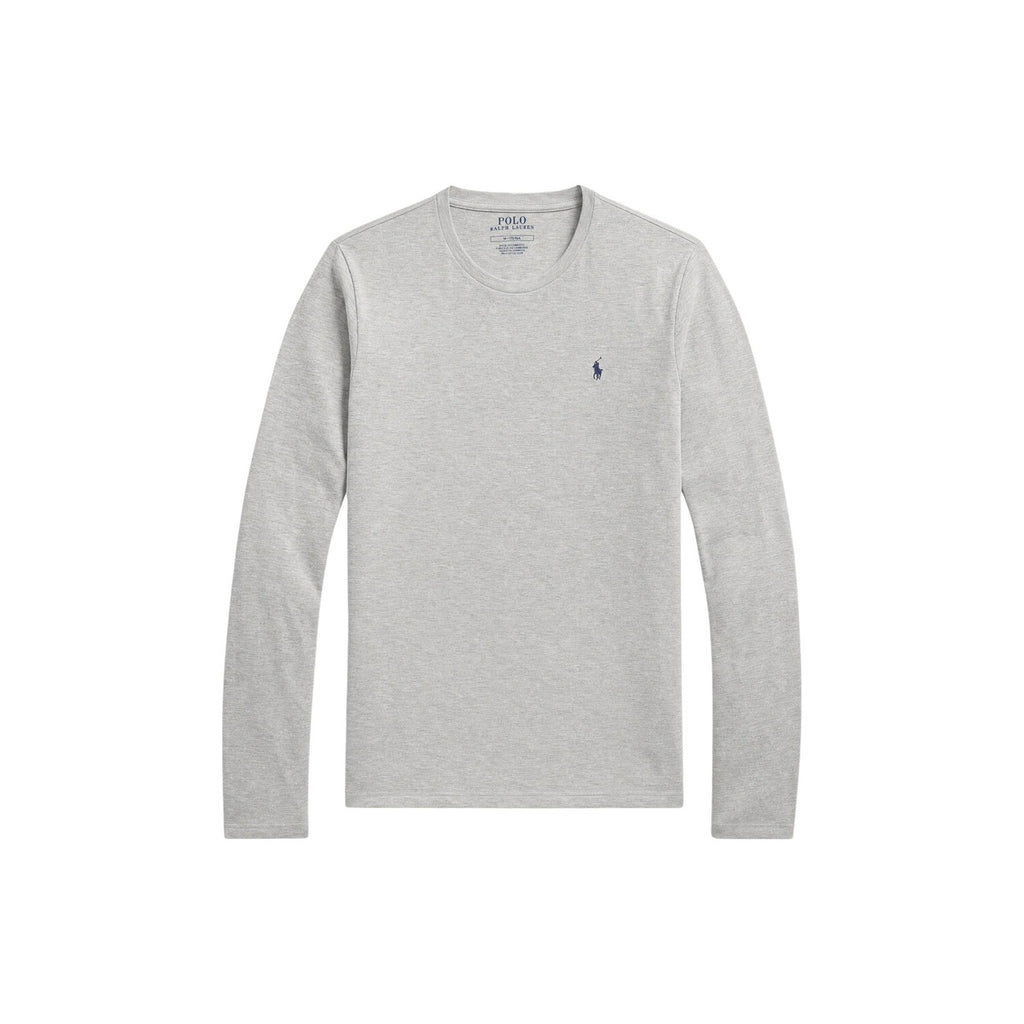 Polo Ralph Lauren — Grijze homewear herentop met lange mouwen — afbeelding 2