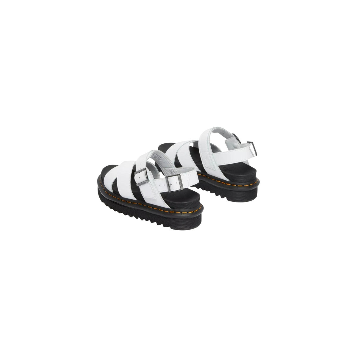 Dr. Martens — Sandales Voss Ii en cuir blanc femme — vue 4