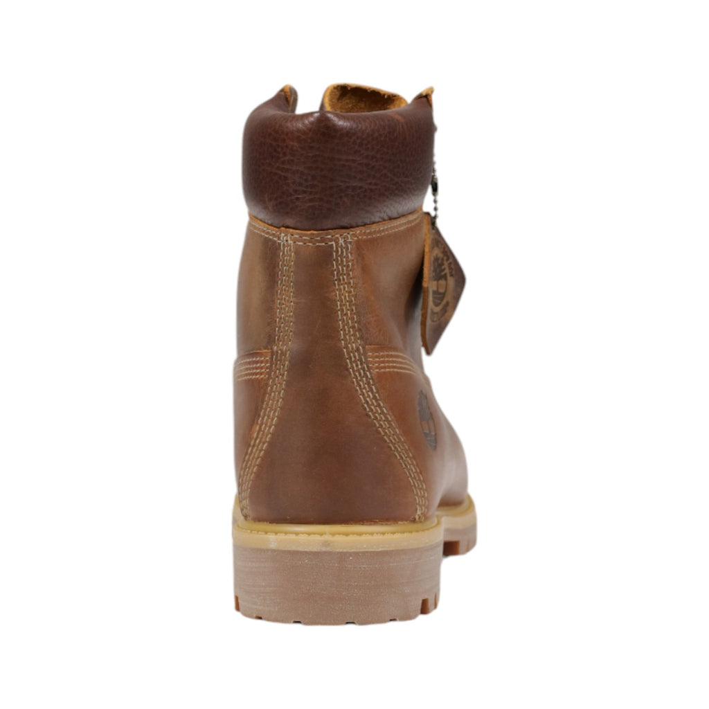Timberland — Bottes réf. TB127094214 en cuir marron homme — vue 4