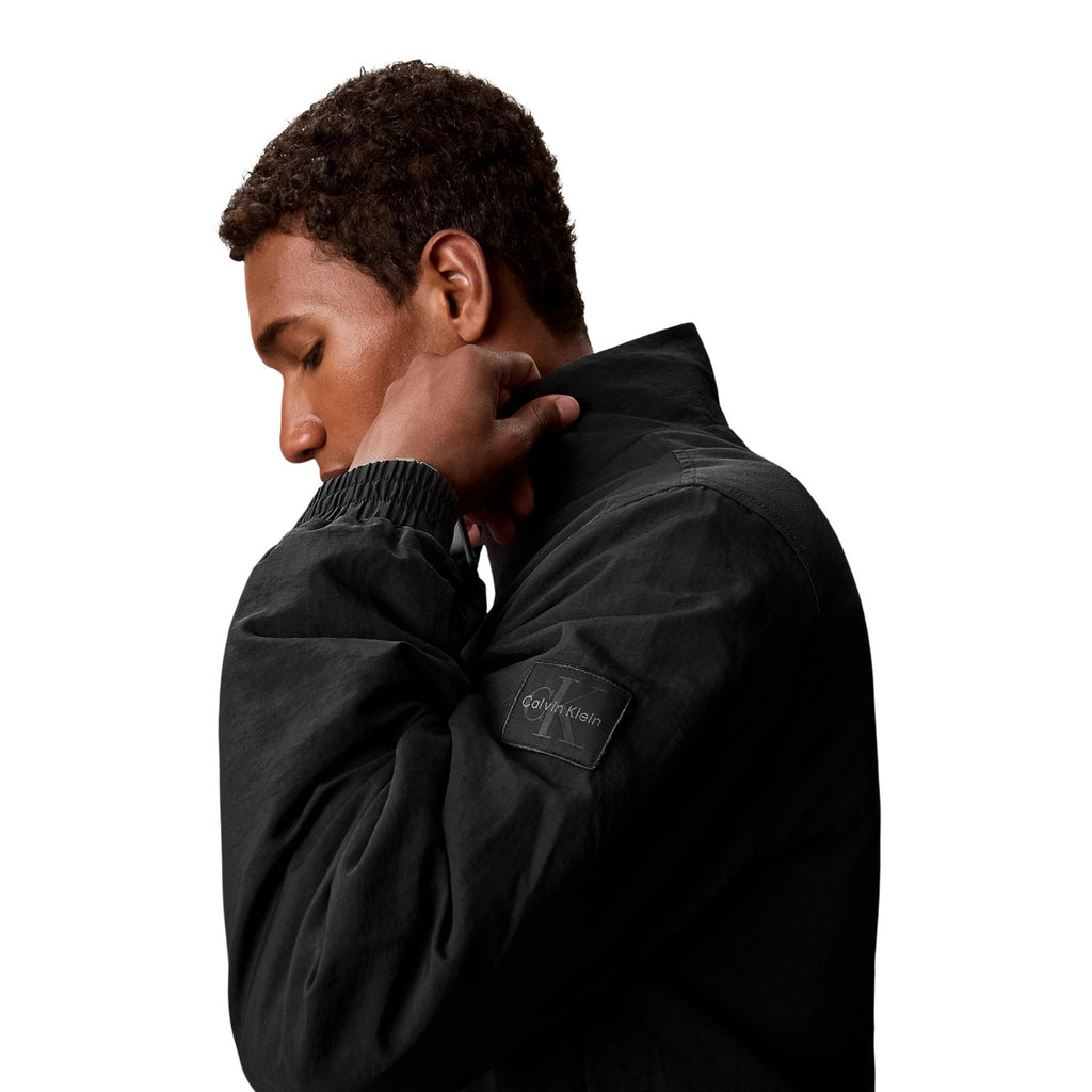 Calvin Klein Jeans — Veste noire en nylon homme — vue 5